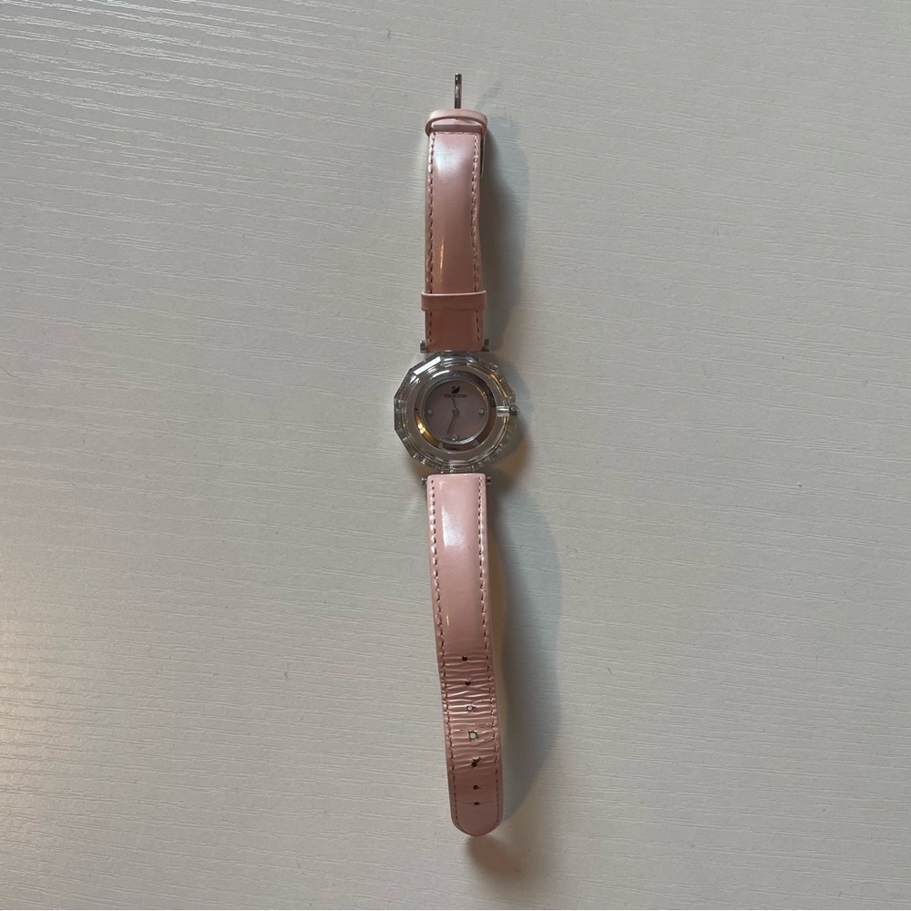 Swarovski Pink Crystal Accent Women's Watch